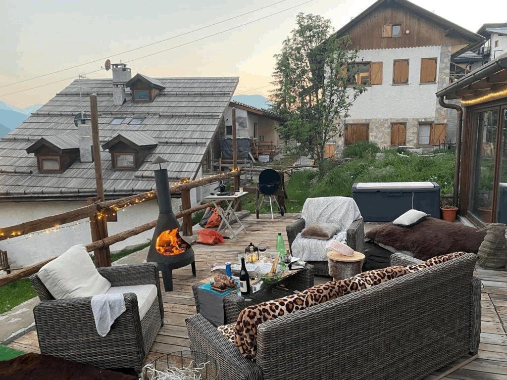 Chalet Sestriere Champlas du Col Buitenkant foto